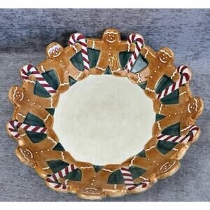Noble excellence gingerbread bowl 13” round